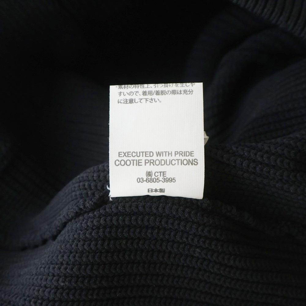 COOTIE PRODUCTIONS(クーティー プロダクションズ) 25SS Solotex Tilden Sweater Vネック チルデンセーター ニット ブラック CTE-25S311