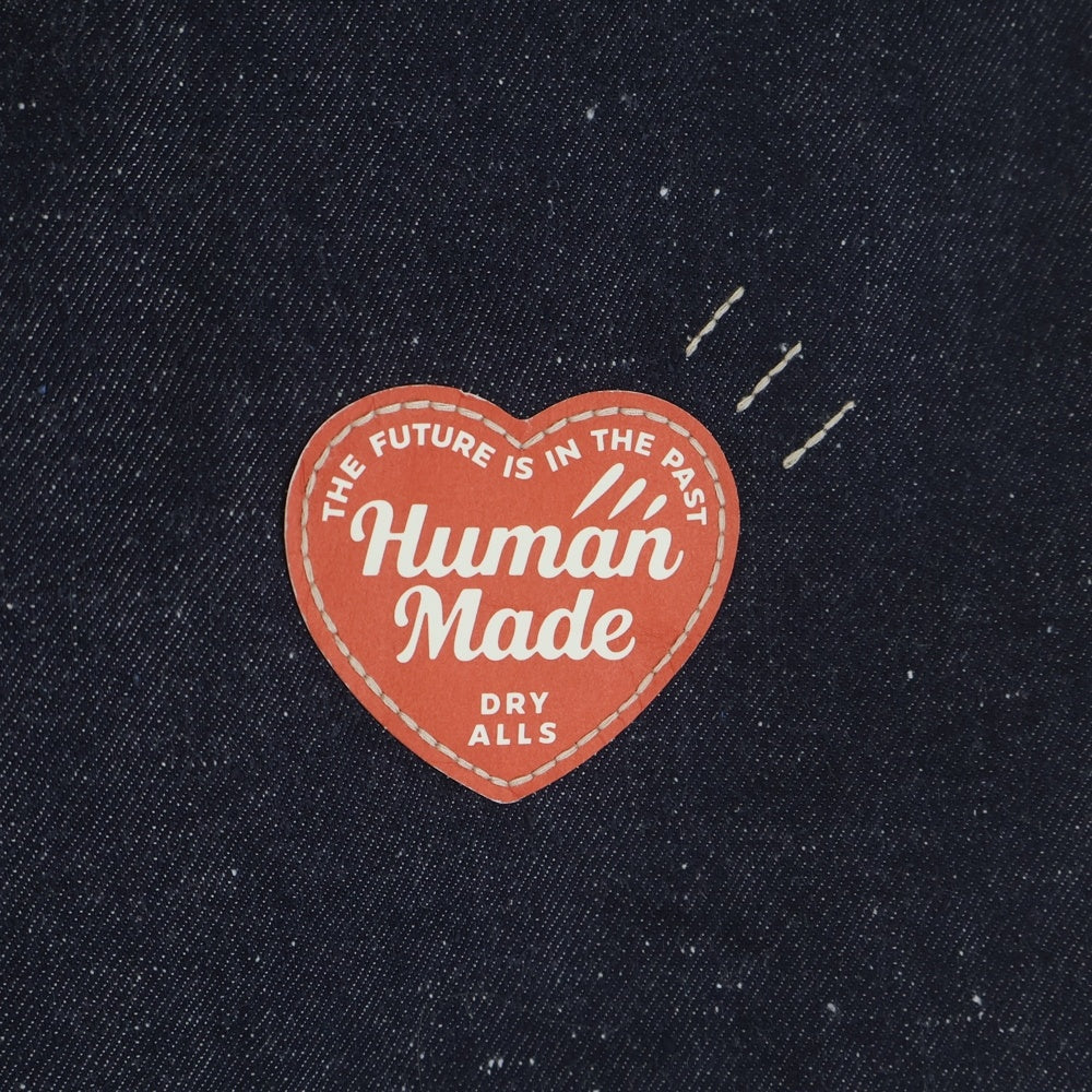HUMAN MADE(ヒューマンメイド) DENIM WORK PANTS ハートロゴ デニムワークパンツ ブルー HM28PT001