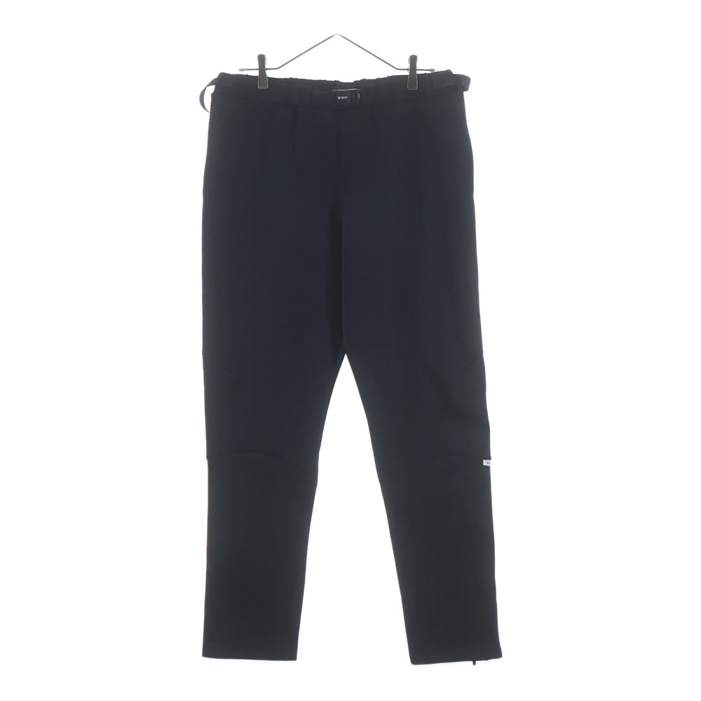 WTAPS(ダブルタップス) 23SS BEND TROUSERS RAPO ベルト付き イージーパンツ スウェットパンツ ブラック 231ATDT-CSM06