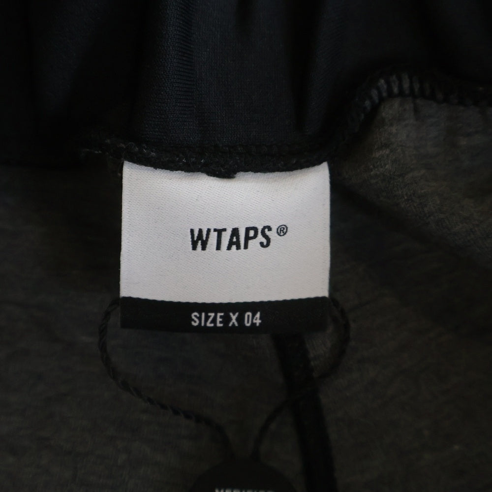 WTAPS(ダブルタップス) 23SS BEND TROUSERS RAPO ベルト付き イージーパンツ スウェットパンツ ブラック 231ATDT-CSM06
