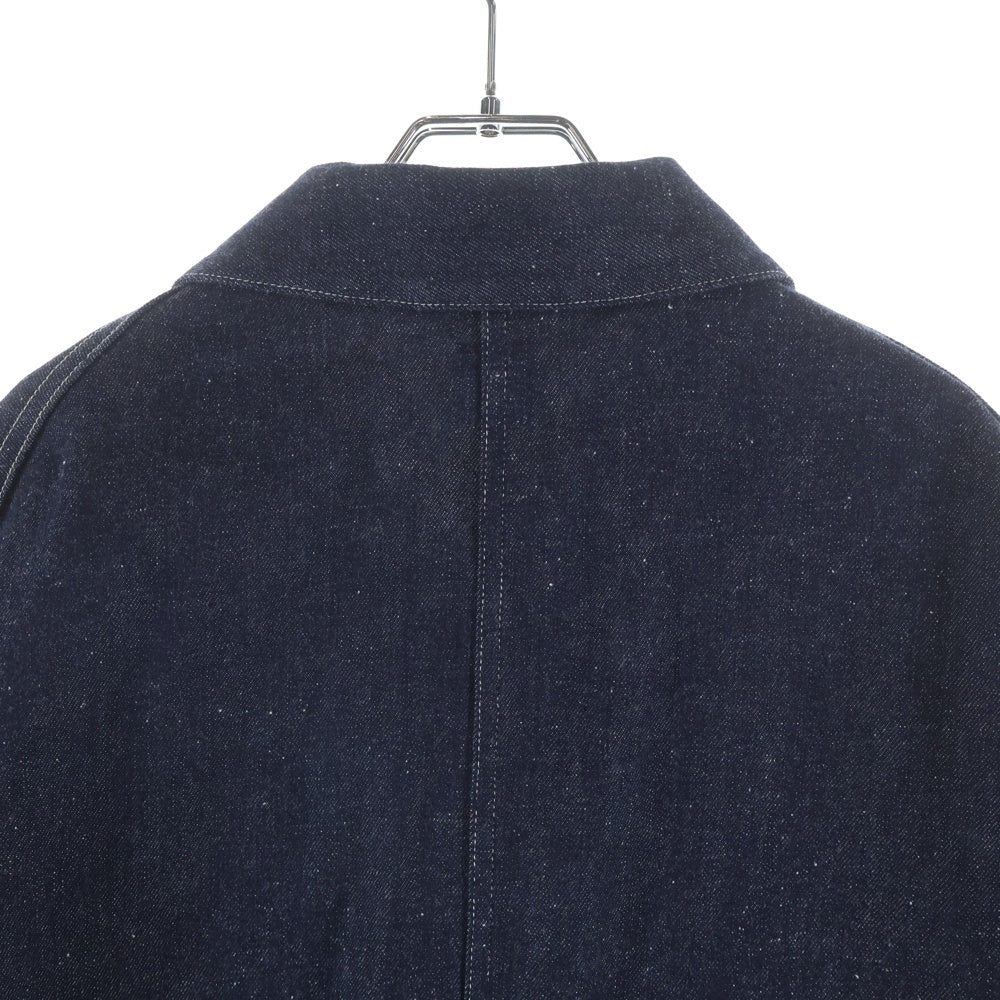 HUMAN MADE(ヒューマンメイド) DENIM COVERALL JACKET PAST ハートロゴ デニムカバーオールジャケット Gジャン ブルー HM28JK001