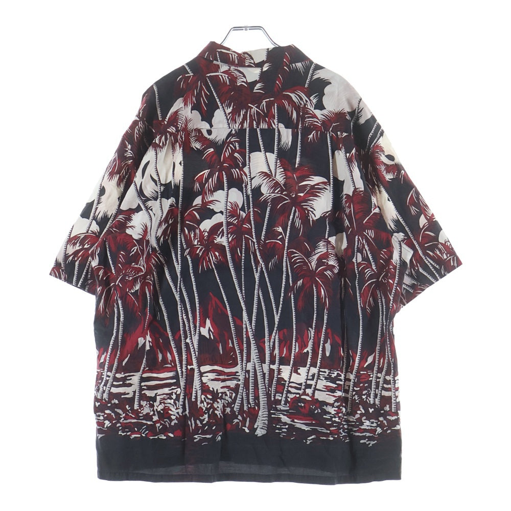 COOTIE PRODUCTIONS(クーティー プロダクションズ) 20SS Palm Tree Open-Neck S/S Shirt ぱ20SS Palm Tree Open-Neck S/S Shirt パームツリー オープンカラーシャツ 半袖シャツ レッド CTE-20S412