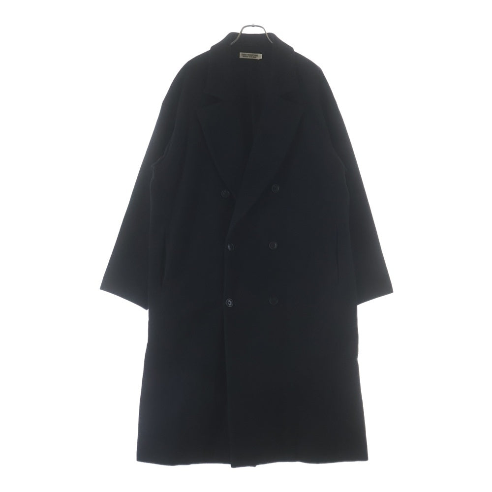 COOTIE PRODUCTIONS(クーティー プロダクションズ) 21AW Wool Mossa Double Chester Coat ウール ダブルチェスターコート ロングコート ブラック CTE-21A211