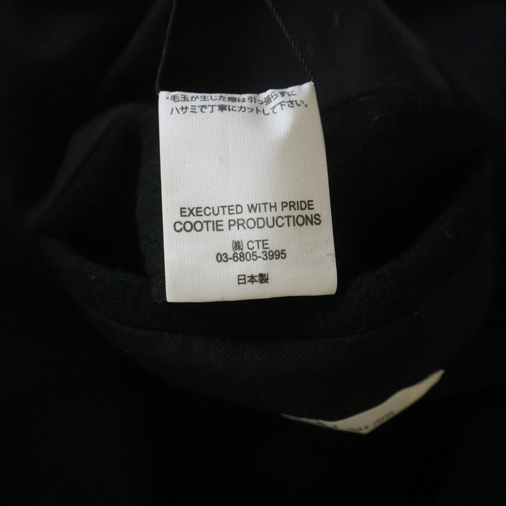 COOTIE PRODUCTIONS(クーティー プロダクションズ) 21AW Wool Mossa Double Chester Coat ウール ダブルチェスターコート ロングコート ブラック CTE-21A211