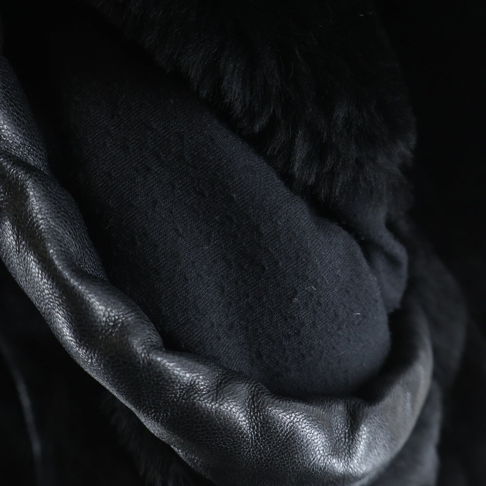COOTIE PRODUCTIONS(クーティー プロダクションズ) 21AW Mouton Track Jacket マウンテン ファージャケット ブラック CTE-21A217