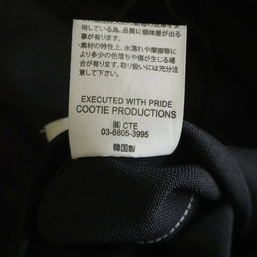 COOTIE PRODUCTIONS(クーティー プロダクションズ) 21AW Mouton Track Jacket マウンテン ファージャケット ブラック CTE-21A217