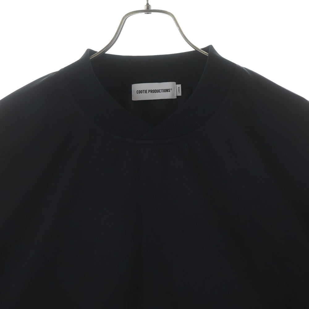 COOTIE PRODUCTIONS(クーティー プロダクションズ) 21AW Polyester Twill Football L/S Tee フロントロゴ フットボールTシャツ 長袖カットソー ブラック CTE-21A309