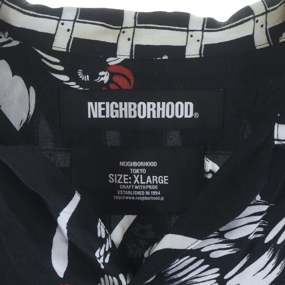 NEIGHBORHOOD(ネイバーフッド) パッチデザイン 半袖シャツ ブラック 251SPNH-SHM02