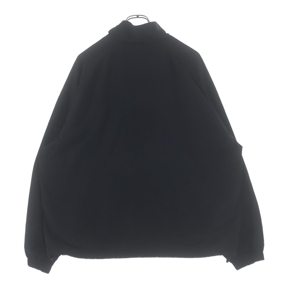 COOTIE PRODUCTIONS(クーティー プロダクションズ) 23SS Polyester OX Raza Track Jacket ロゴ刺繍 ラサ トラックジャケット ブラック CTE-23S207