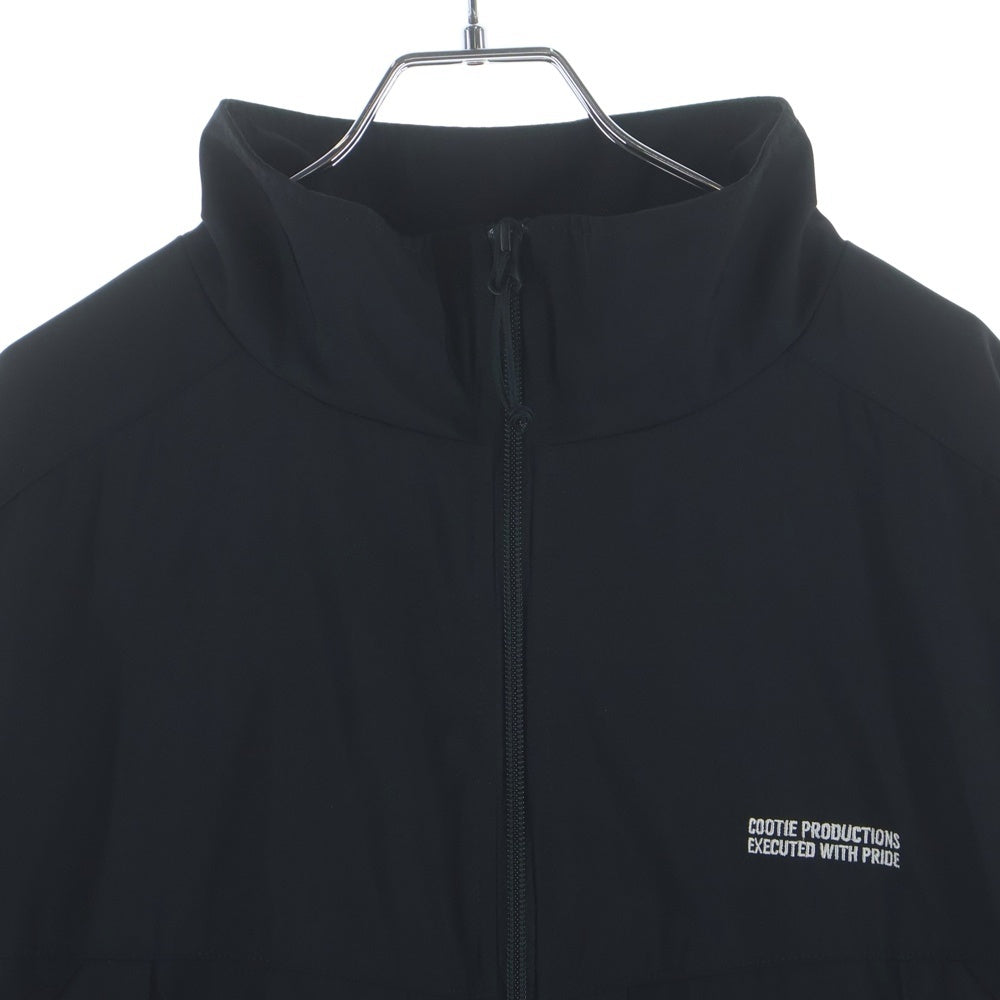 COOTIE PRODUCTIONS(クーティー プロダクションズ) 22AW Raza Track Jacket ロゴ刺繍 トラックジャケット ブラック CTE-22A204