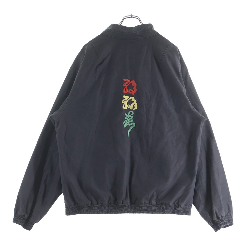 NEIGHBORHOOD(ネイバーフッド) SOUVENIR C-JKT スーベニア刺繍 ジップアップブルゾン ブラック 211AQNH-JKM04