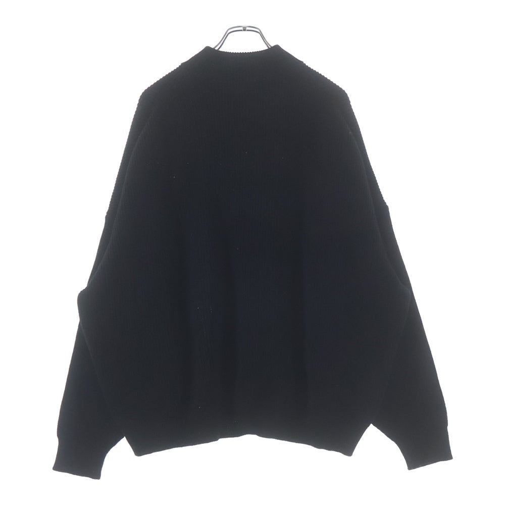 COOTIE PRODUCTIONS(クーティー プロダクションズ) 22AW Rib Stitch Drivers Sweater リブステッチ ドライバーズニット ブラック CTE-22A319