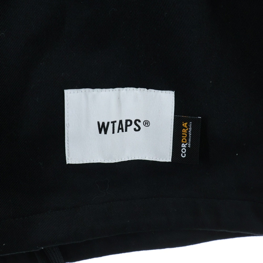 WTAPS(ダブルタップス) 25SS Chief Jacket Nyco Twill Cordura ナイロンツイル コーチジャケット ブラック 251TQDT-JKM01