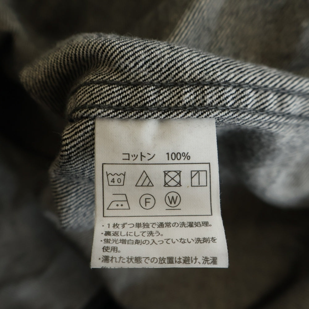 COOTIE PRODUCTIONS(クーティー プロダクションズ) 22AW Denim Work Shirt デニムワークシャツ 長袖シャツ インディゴ CTE-22A410