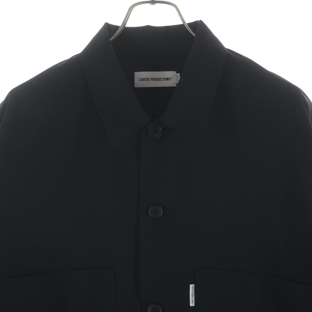 COOTIE PRODUCTIONS(クーティー プロダクションズ) 24AW T/C Weather Error Fit Engineer Coat マルチポケット エンジニアコート ロングコート ブラック CTE-24A231