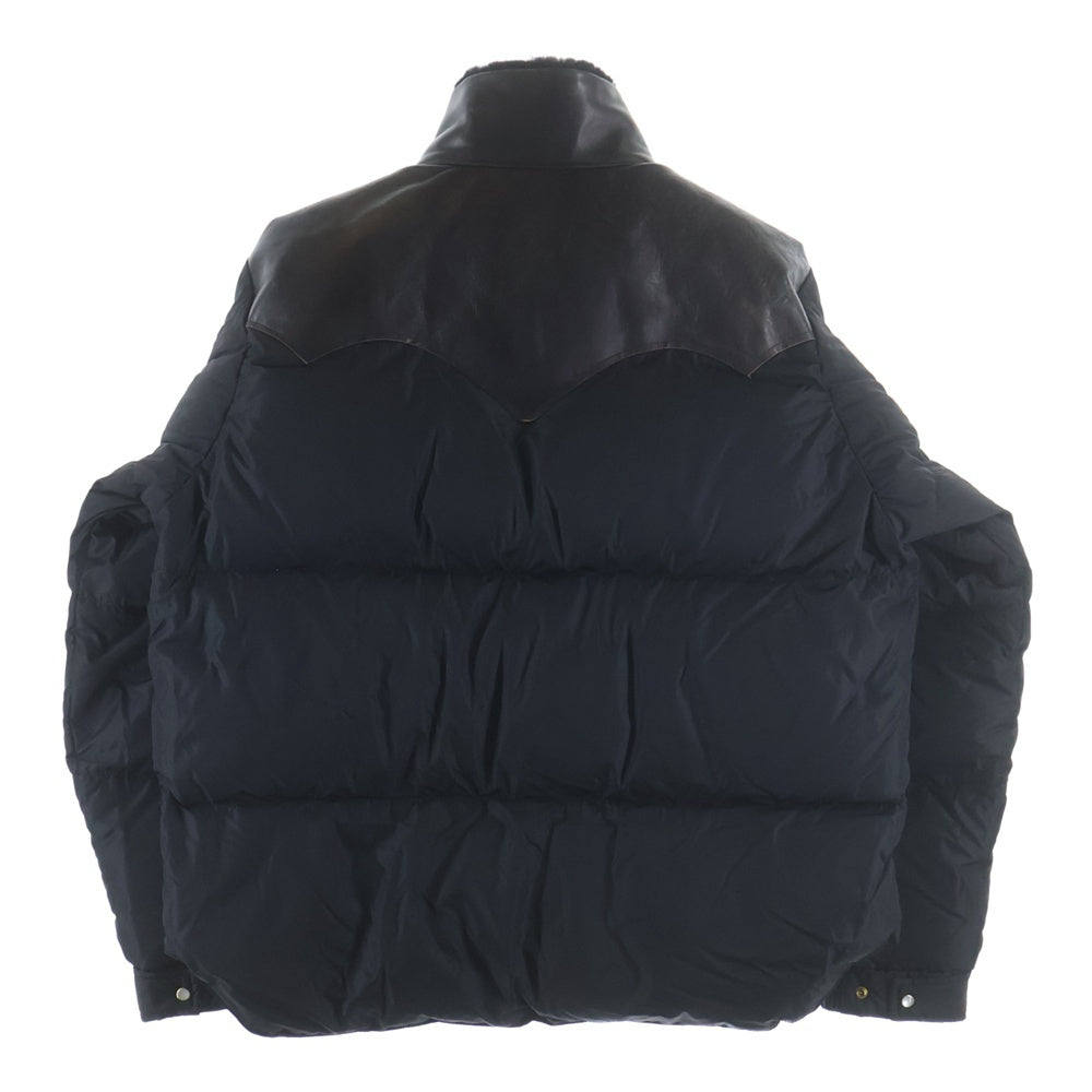 ROCKY MOUNTAIN(ロッキーマウンテン) CHRISTY JACKET for MOONLOID クリスティ レザーダウンジャケット ブラック 290-242-24