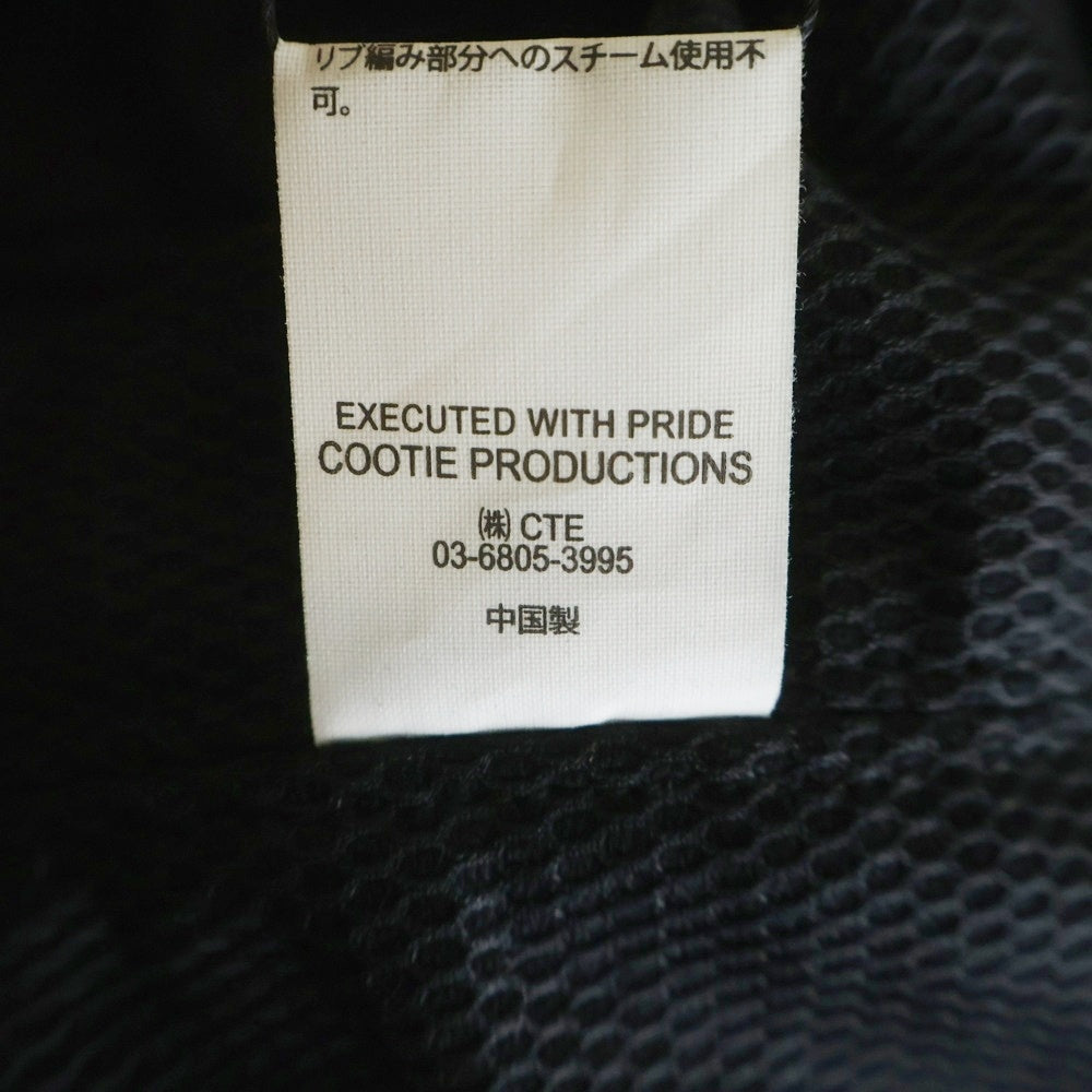 COOTIE PRODUCTIONS(クーティー プロダクションズ) 23AW Memory Polyester Twill WEP Jacket メモリーポリエステル ツイルジャケット ブルゾン ブラック CTE-23A209