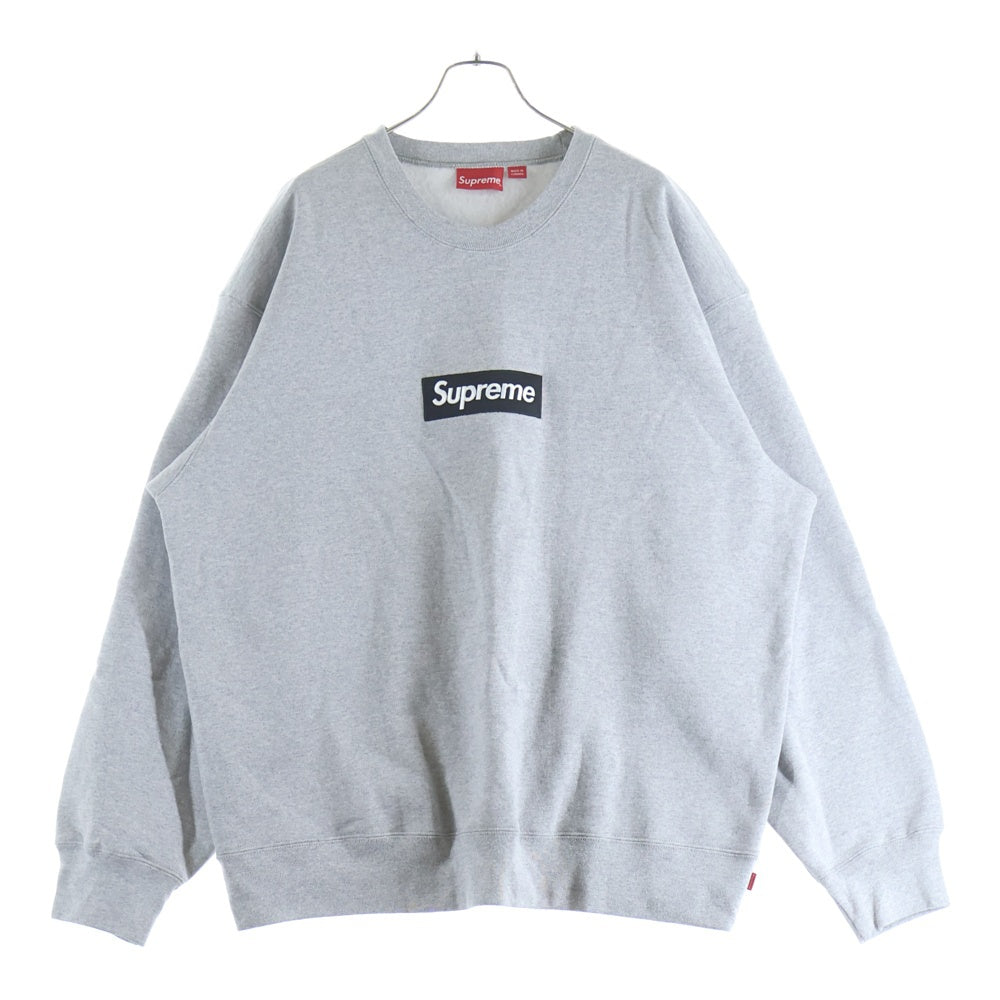 SUPREME(シュプリーム) 22AW Box Logo Crewneck ボックスロゴ クルーネック スウェット トレーナー グレー