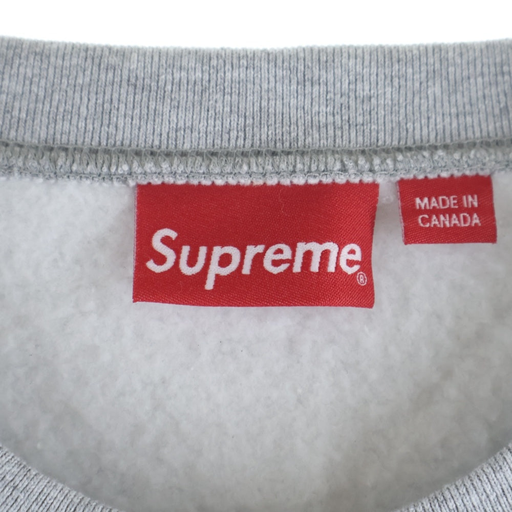 SUPREME(シュプリーム) 22AW Box Logo Crewneck ボックスロゴ クルーネック スウェット トレーナー グレー