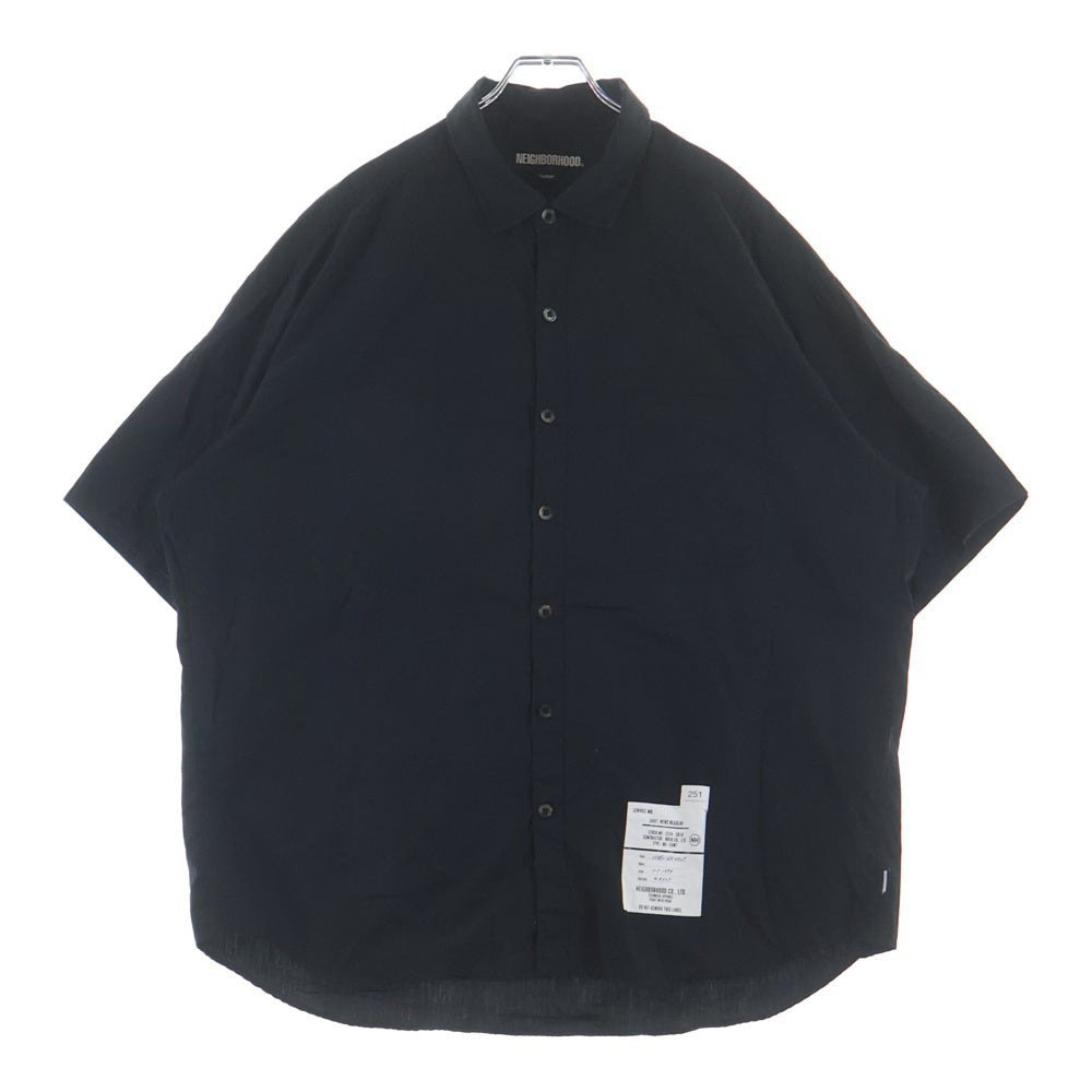 NEIGHBORHOOD(ネイバーフッド) 20SS ALOHA.ROOSTER R-SHIRT.SS 総柄デザイン アロハシャツ 半袖シャツ ブラック 201TSNH-SHM07
