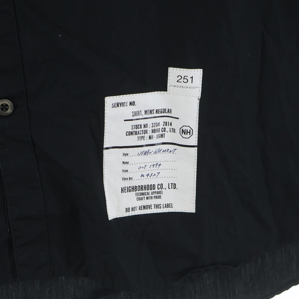 NEIGHBORHOOD(ネイバーフッド) 20SS ALOHA.ROOSTER R-SHIRT.SS 総柄デザイン アロハシャツ 半袖シャツ ブラック 201TSNH-SHM07