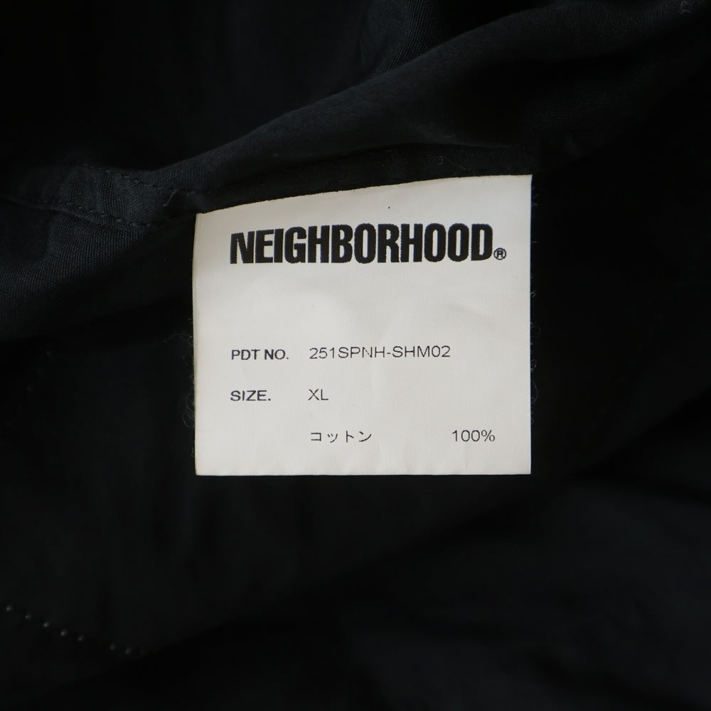 NEIGHBORHOOD(ネイバーフッド) 20SS ALOHA.ROOSTER R-SHIRT.SS 総柄デザイン アロハシャツ 半袖シャツ ブラック 201TSNH-SHM07