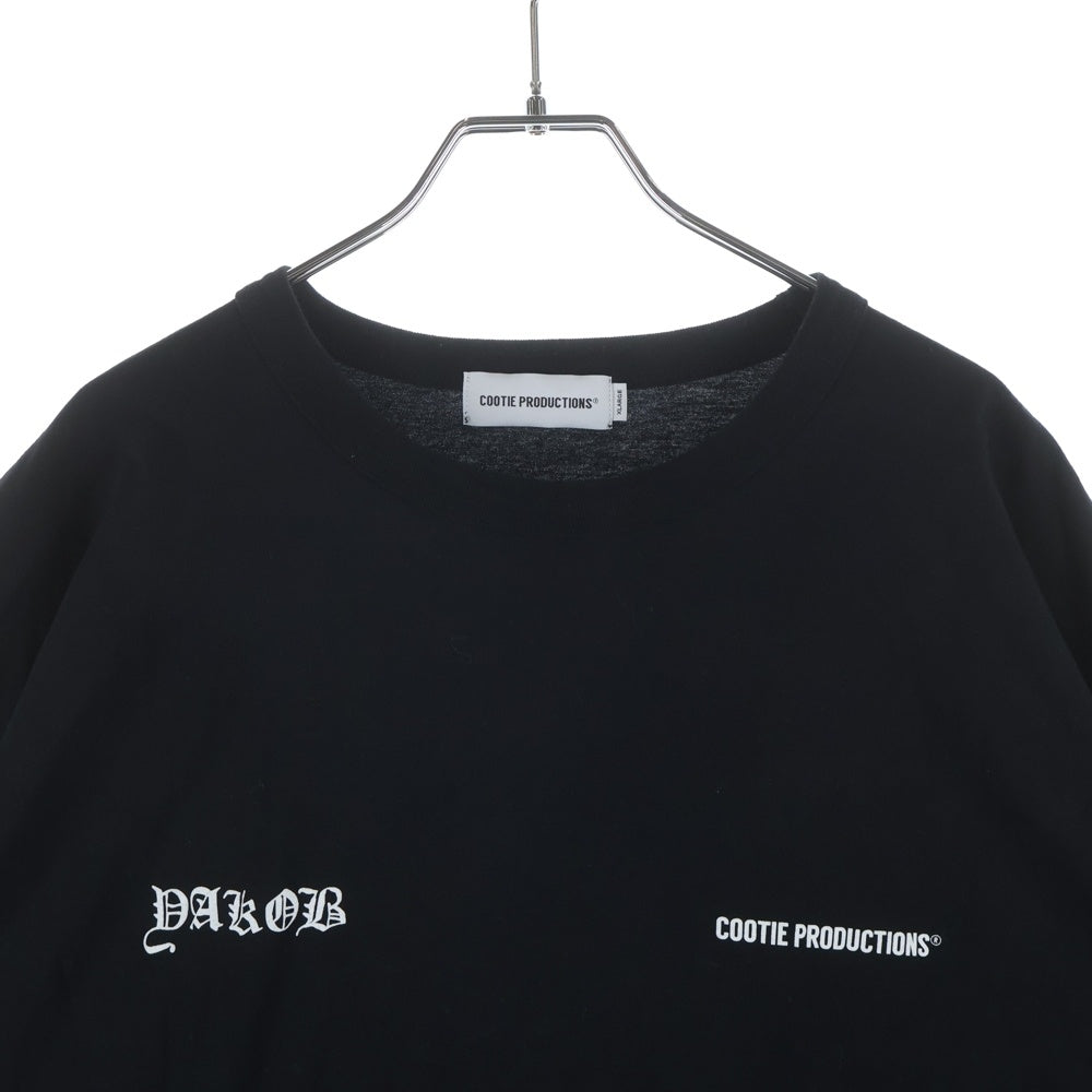 COOTIE PRODUCTIONS(クーティー プロダクションズ) 25SS Print S/S Tee プリントデザイン 半袖Tシャツ カットソー ブラック CTE-25S335