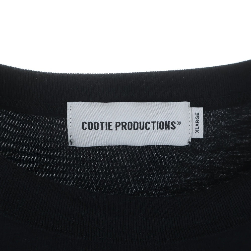 COOTIE PRODUCTIONS(クーティー プロダクションズ) 25SS Print S/S Tee プリントデザイン 半袖Tシャツ カットソー ブラック CTE-25S335