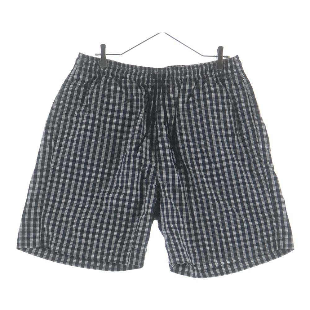 COOTIE PRODUCTIONS(クーティー プロダクションズ) 24SS Dobby Check Easy Shorts チェック柄 ハーフパンツ ショーツ ブラック CTE-24S121