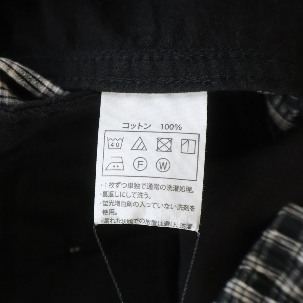 COOTIE PRODUCTIONS(クーティー プロダクションズ) 24SS Dobby Check Easy Shorts チェック柄 ハーフパンツ ショーツ ブラック CTE-24S121