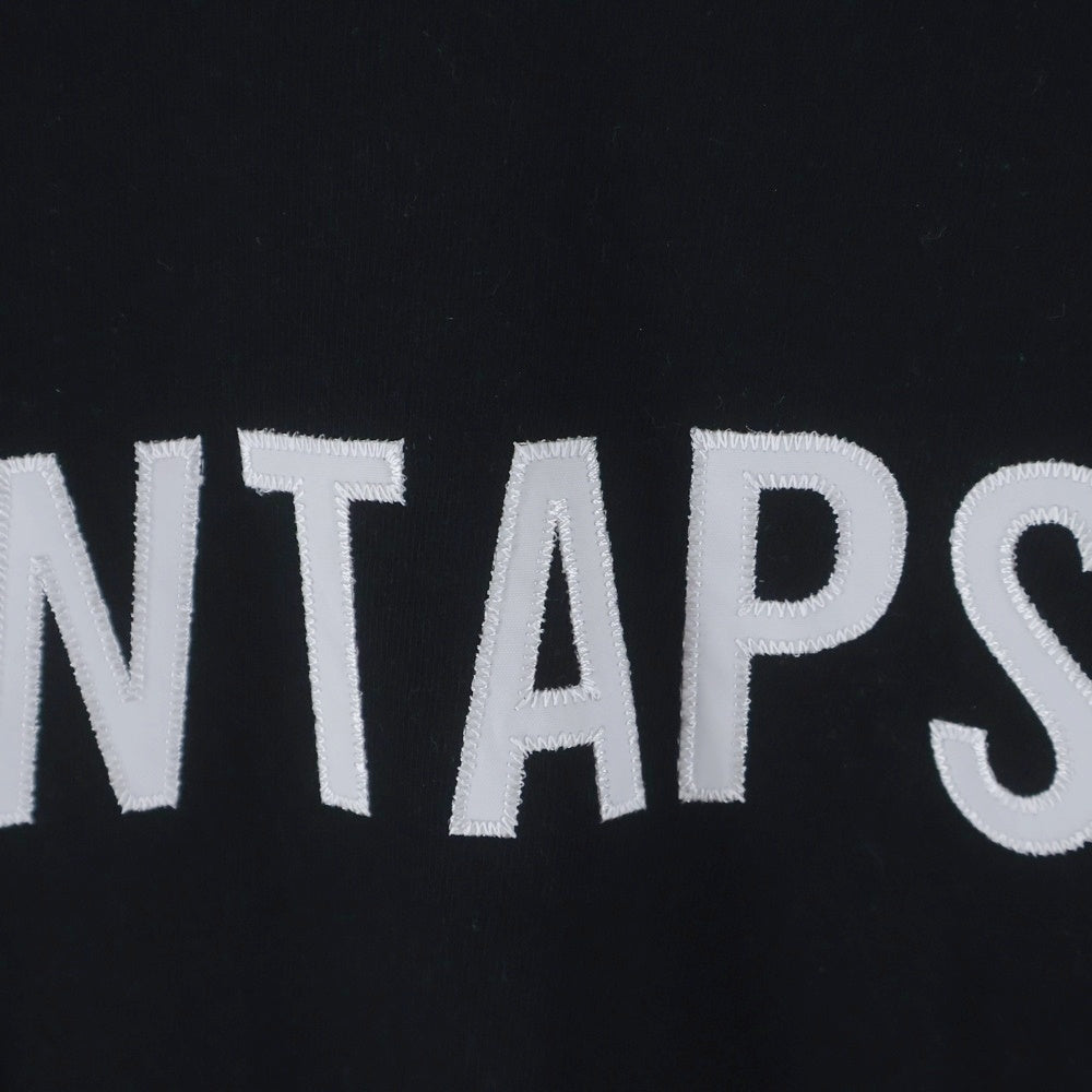 WTAPS(ダブルタップス) 24SS SIGN SS COTTON TSSC フロントロゴ 半袖Tシャツ カットソー ブラック 241ATDT-CSM22