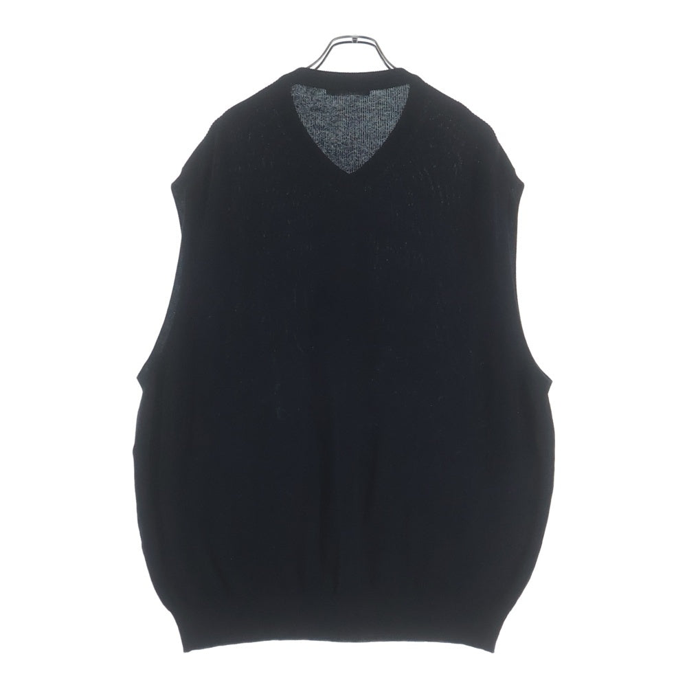 COOTIE PRODUCTIONS(クーティー プロダクションズ) 25AW Rib Stitch Tilden Knit Vest Vネックチルデン ニットベスト ブラック CTE-25A325