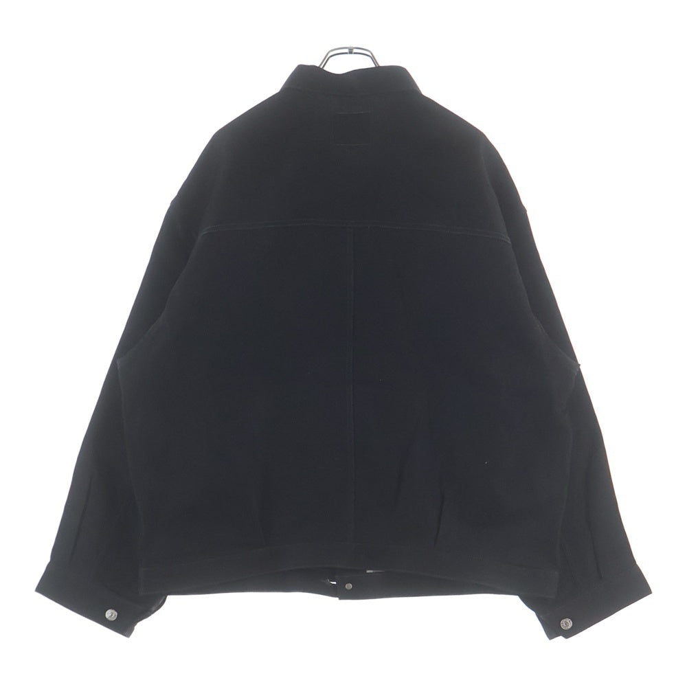 COOTIE PRODUCTIONS(クーティー プロダクションズ) 25AW Reverse Loop Denim Jacket Type 1st リバースループ デニムジャケット 長袖シャツジャケット ブラック CTE-25A201