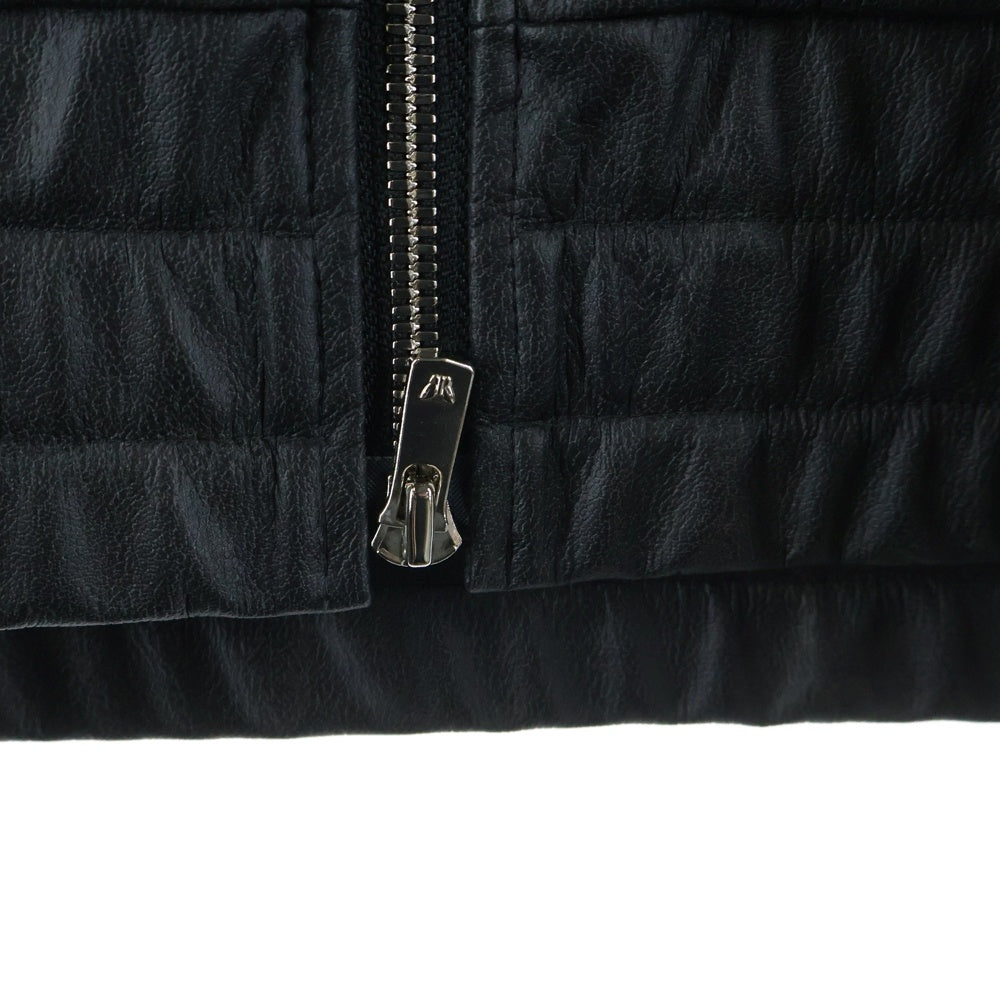 Needles(ニードルス) 25AW Track Jacket LHP別注 フェイクレザー トラックジャケット ブラック RW1574