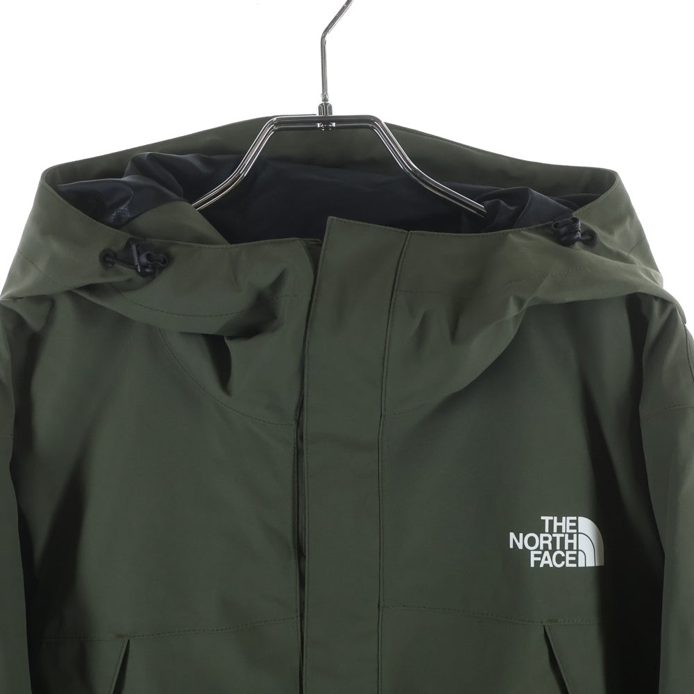 THE NORTH FACE(ザノースフェイス) ロゴプリント ナイロンジャケット マウンテンパーカー カーキ NP62301Z