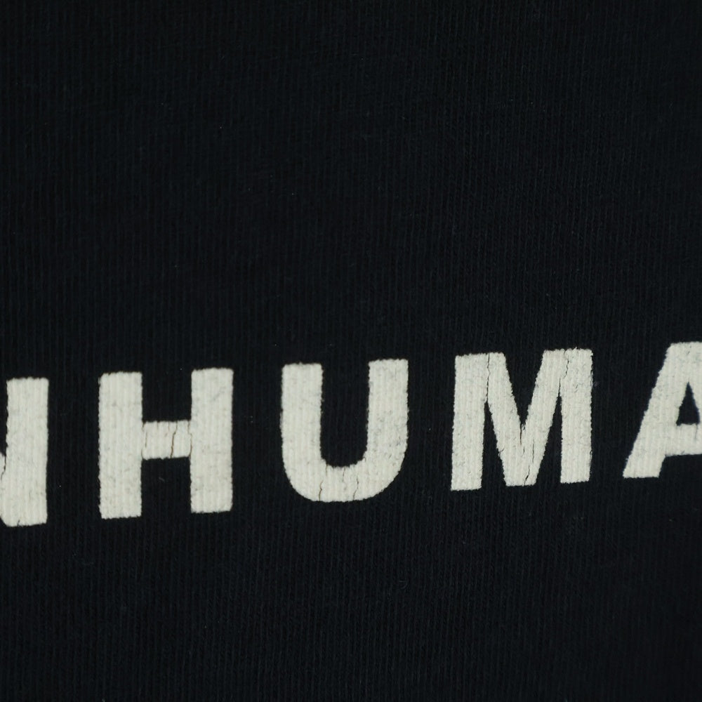 Rick Owens DRKSHDW(リックオウエンス ダークシャドウ) 20SS LEVEL ロゴデザイン クルーネック カットソー 半袖Tシャツ ブラック DU20S5250