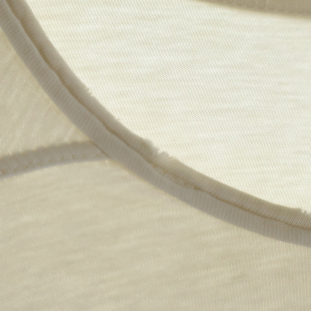Rick Owens DRKSHDW(リックオウエンス ダークシャドウ) 15SS パッチワークデザイン クルーネック カットソー 長袖シャツ ホワイト DU15F5260