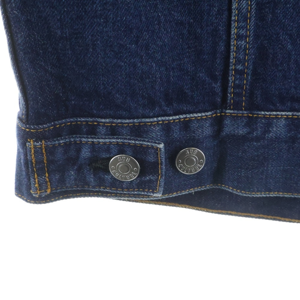 SUBCULTURE(サブカルチャー) Denim Jacket デニムジャケット アウター インディゴ SCJK-CL22