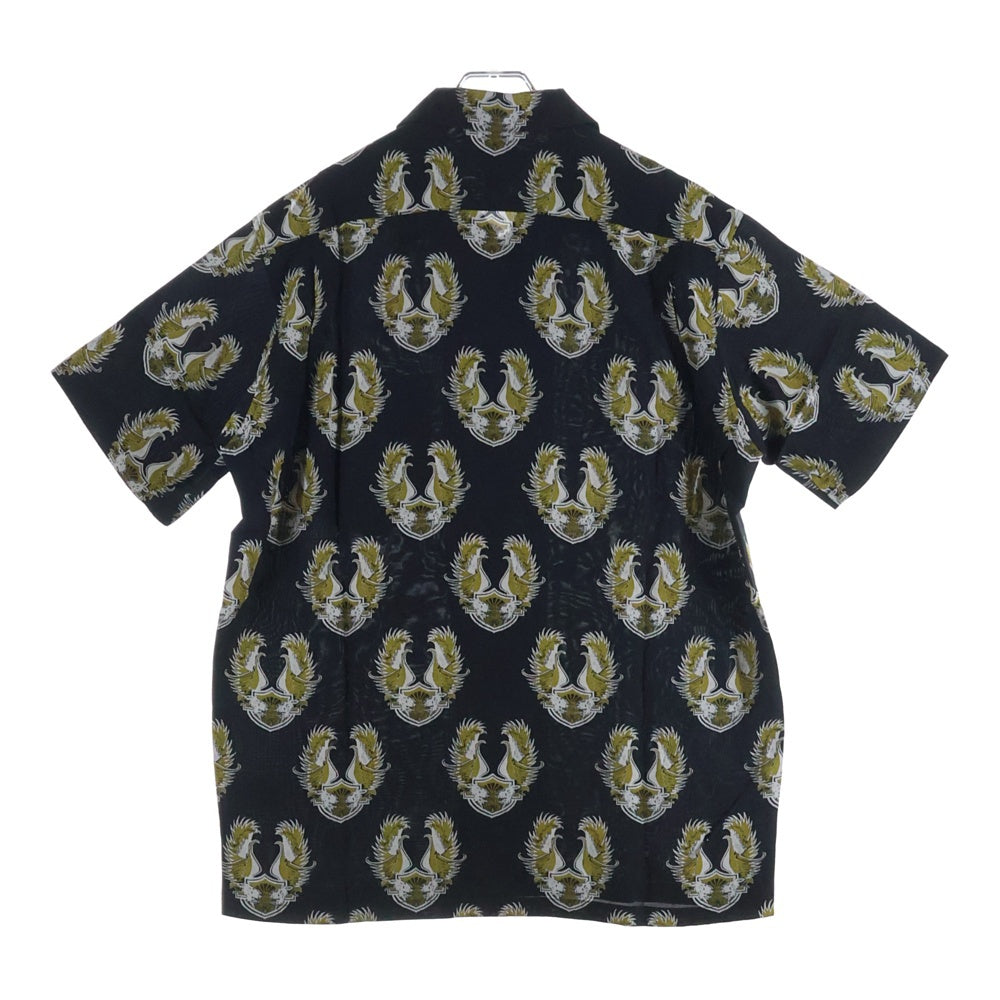 SUBCULTURE(サブカルチャー) Rayon Aloha Shirt レーヨンアロハシャツ 半袖シャツ ブラック SCSH-S2407