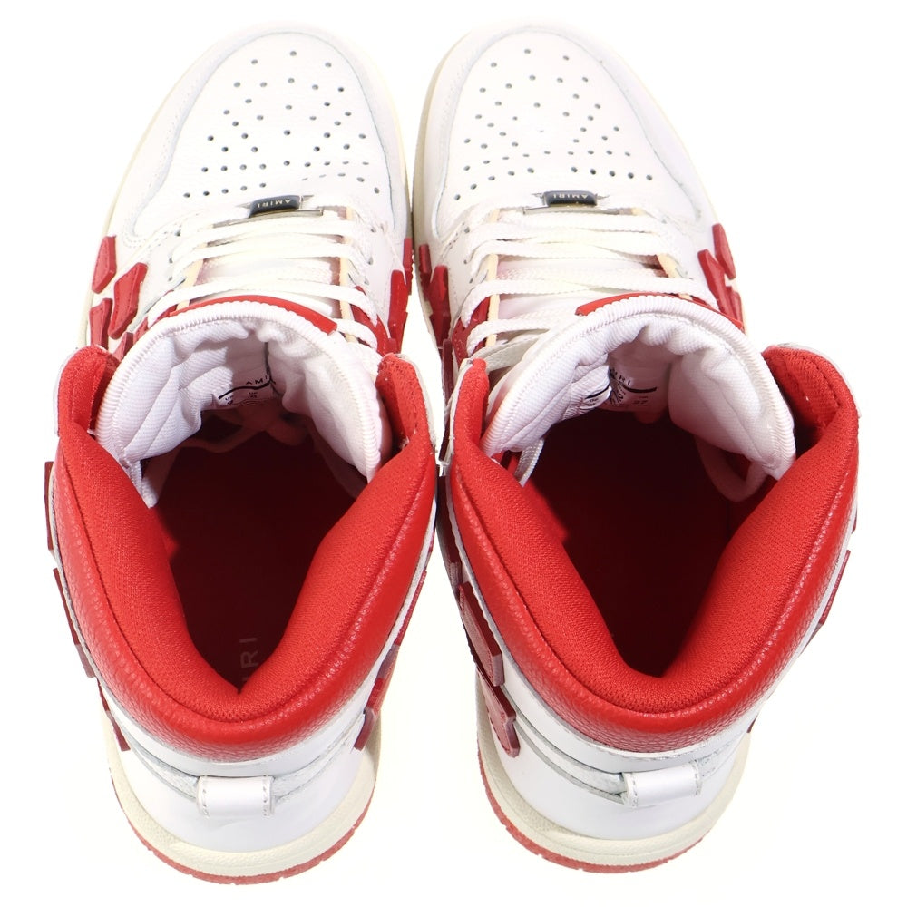 AMIRI(アミリ) SKEL TOP HI スカルパネル ハイカットスニーカー シューズ レッド