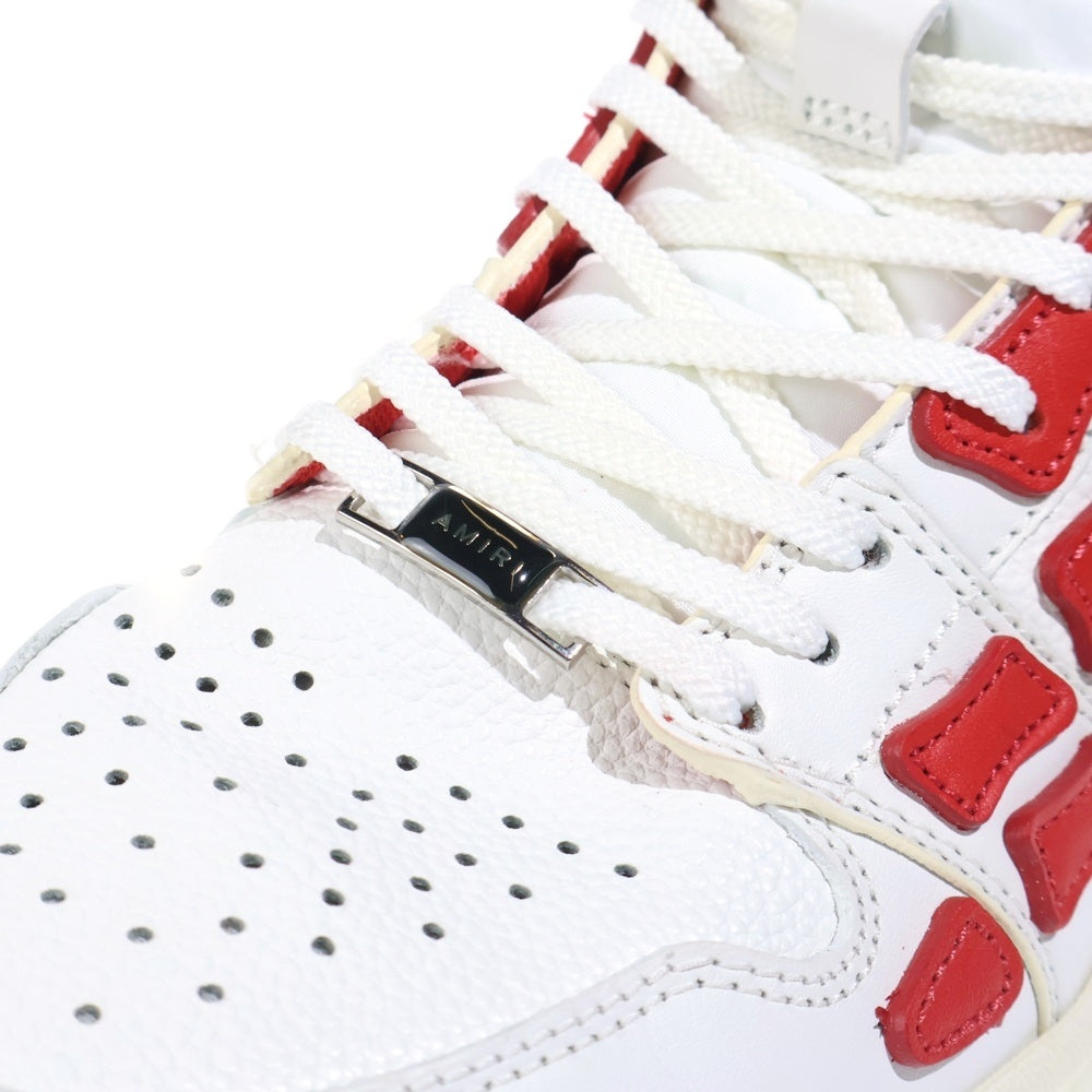 AMIRI(アミリ) SKEL TOP HI スカルパネル ハイカットスニーカー シューズ レッド