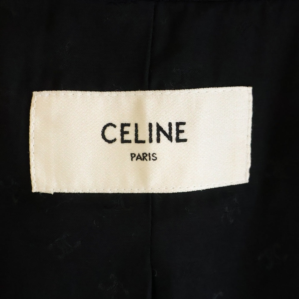 CELINE(セリーヌ) 20SS WESTERN TRENCHCOAT ウエスタン トレンチコート ロングコート ブラック 2M391959C