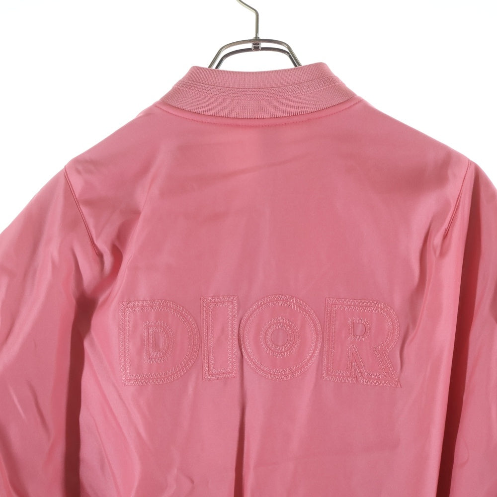 DIOR(ディオール) 20SS MA-1 サドルポケット バックロゴ ボンバージャケット ピンク 943C439C4732