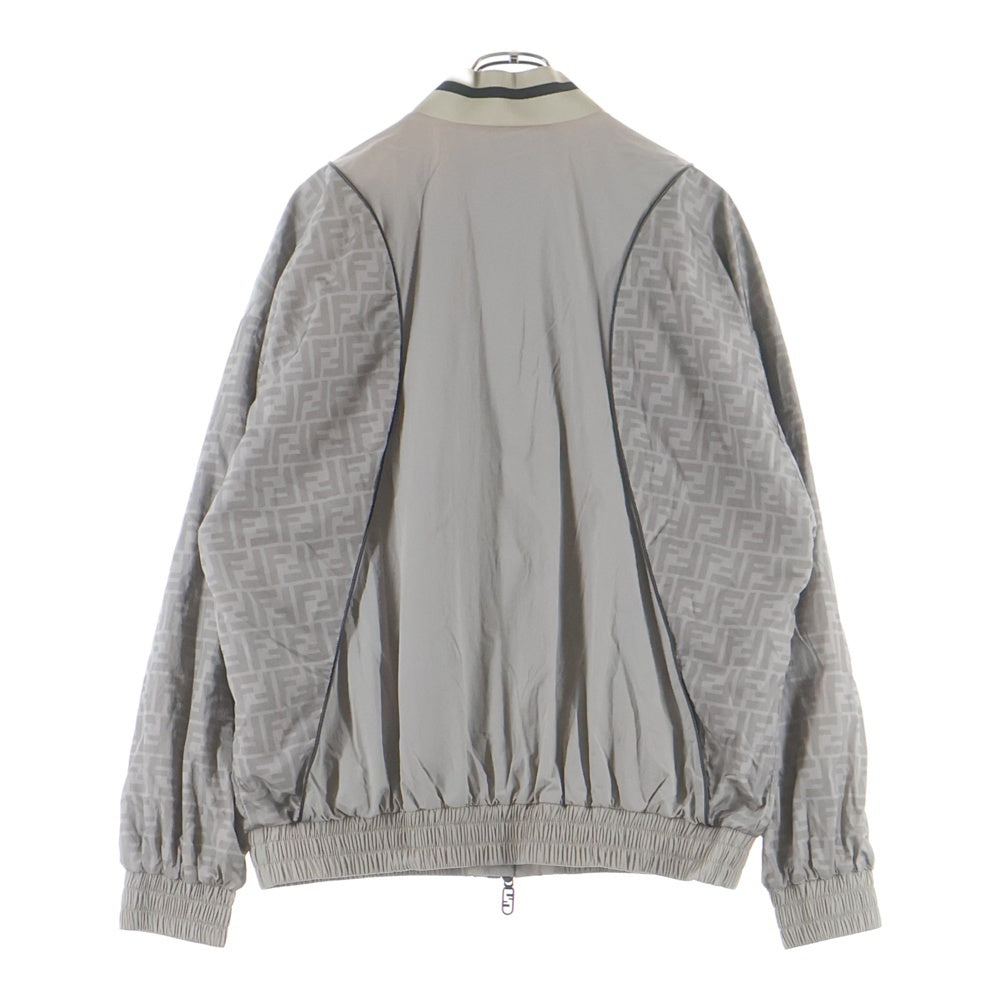 FENDI(フェンディ) ズッカ柄 ナイロンジャケット ブルゾン グレー FAA899 A95A