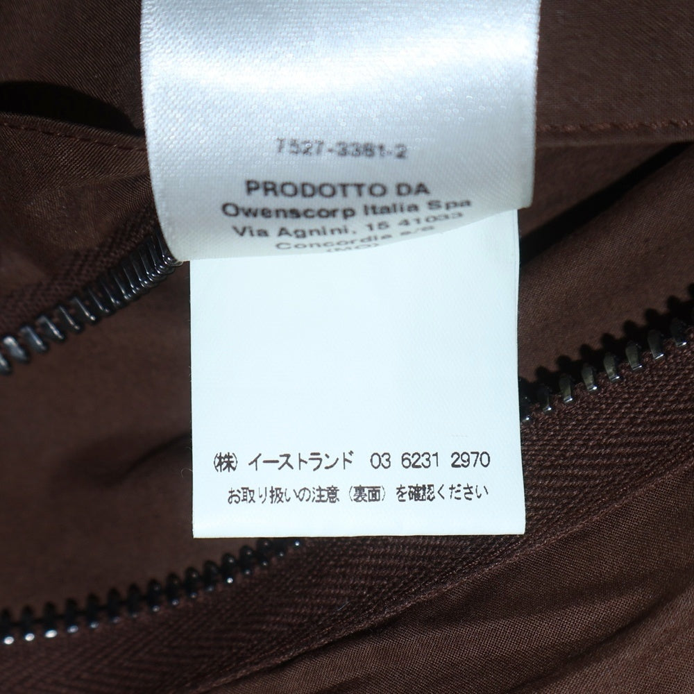 Rick Owens(リックオウエンス) 16AW Glitter Trench Cropped Ram Leather Jacket ラムスキン シングルレザージャケット ブラウン RR16F6715-LBU