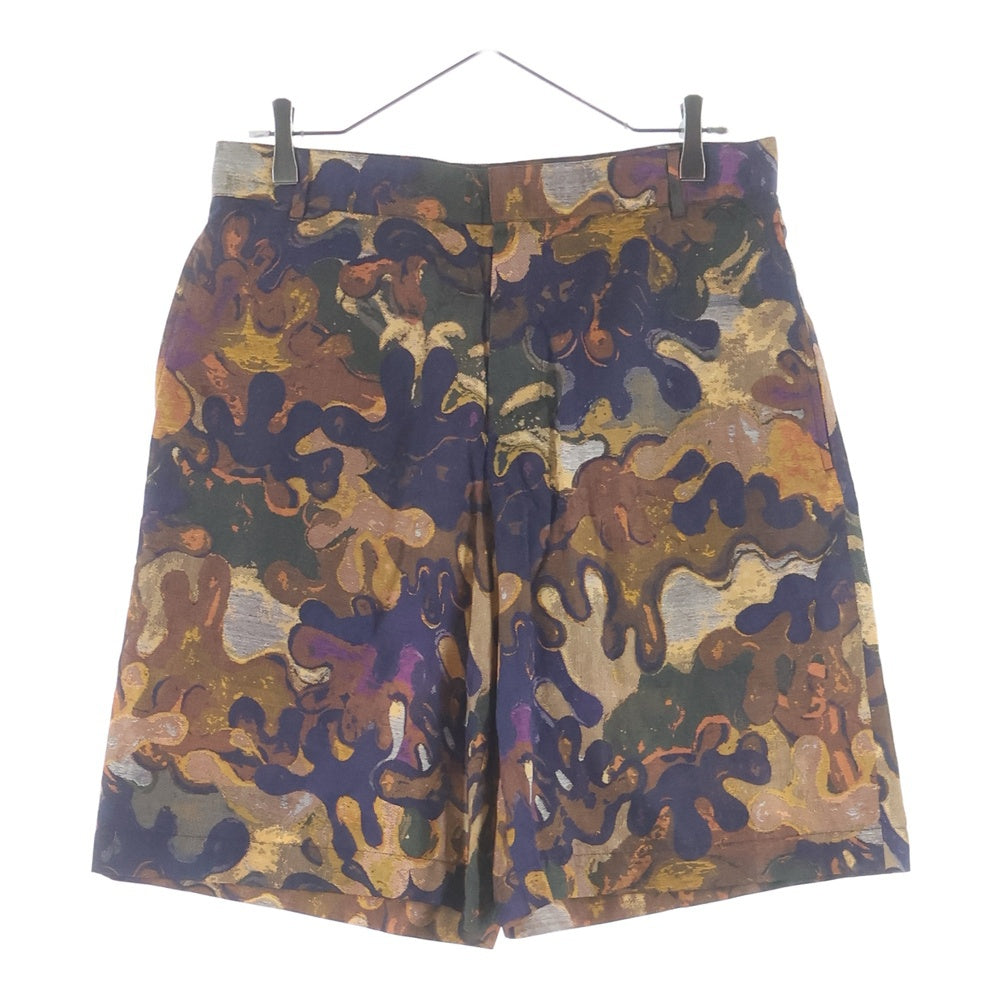 DIOR(ディオール) 21AW Peter Doig オブリーク 総柄 バミューダ ハーフパンツ ショーツ マルチ 013C121A5436