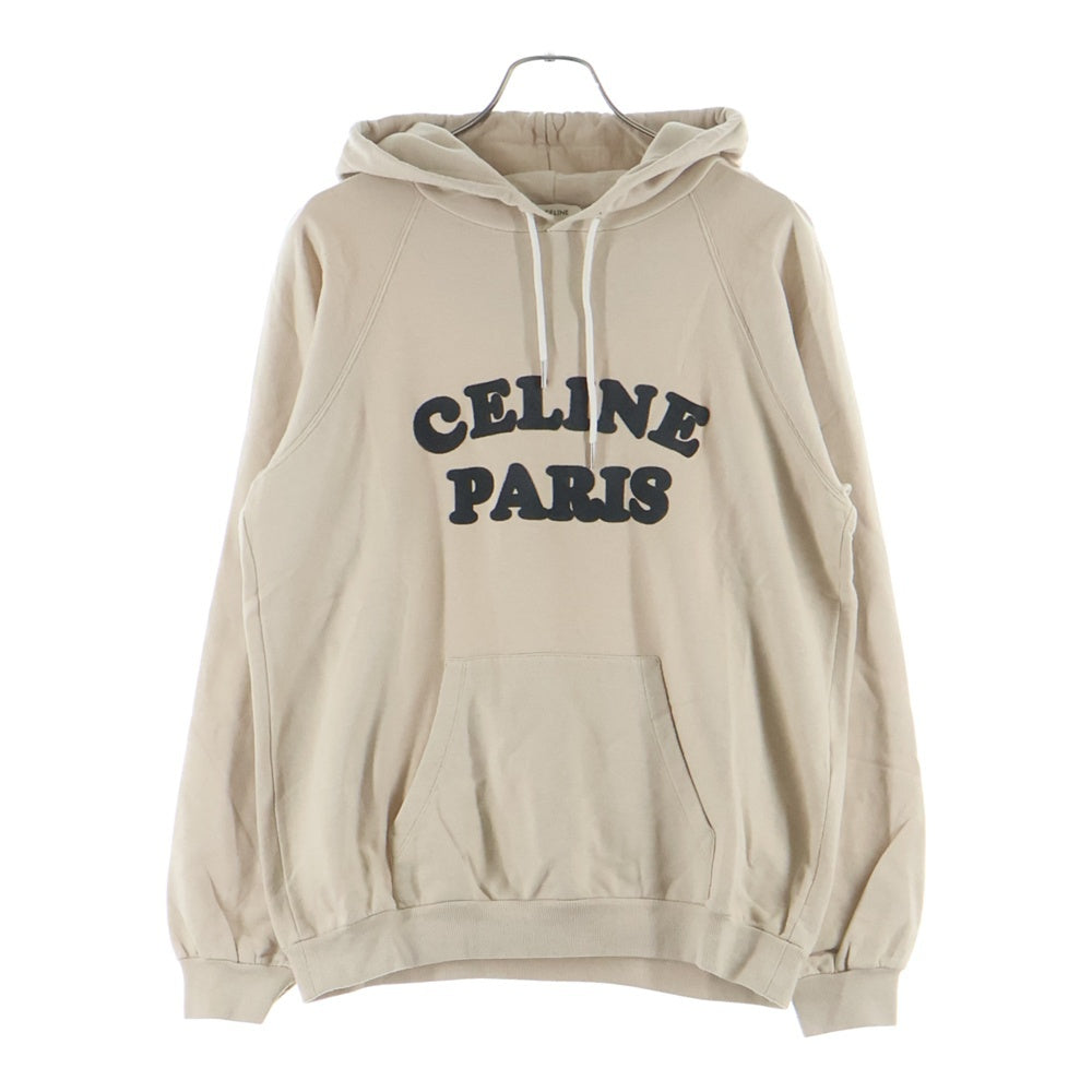 CELINE(セリーヌ) フロントロゴ プルオーバーパーカー フーディー ブラウン 2Y140607F