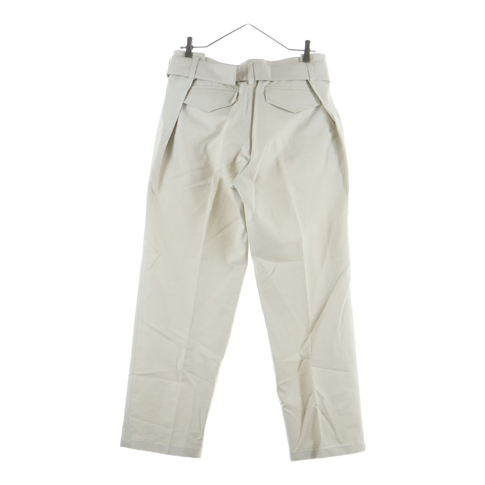 DIOR(ディオール) 20SS ローラーコースターバックル フロントタック ロングパンツ ベージュ 023C130A4451