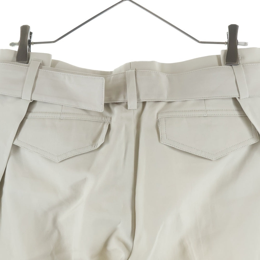 DIOR(ディオール) 20SS ローラーコースターバックル フロントタック ロングパンツ ベージュ 023C130A4451