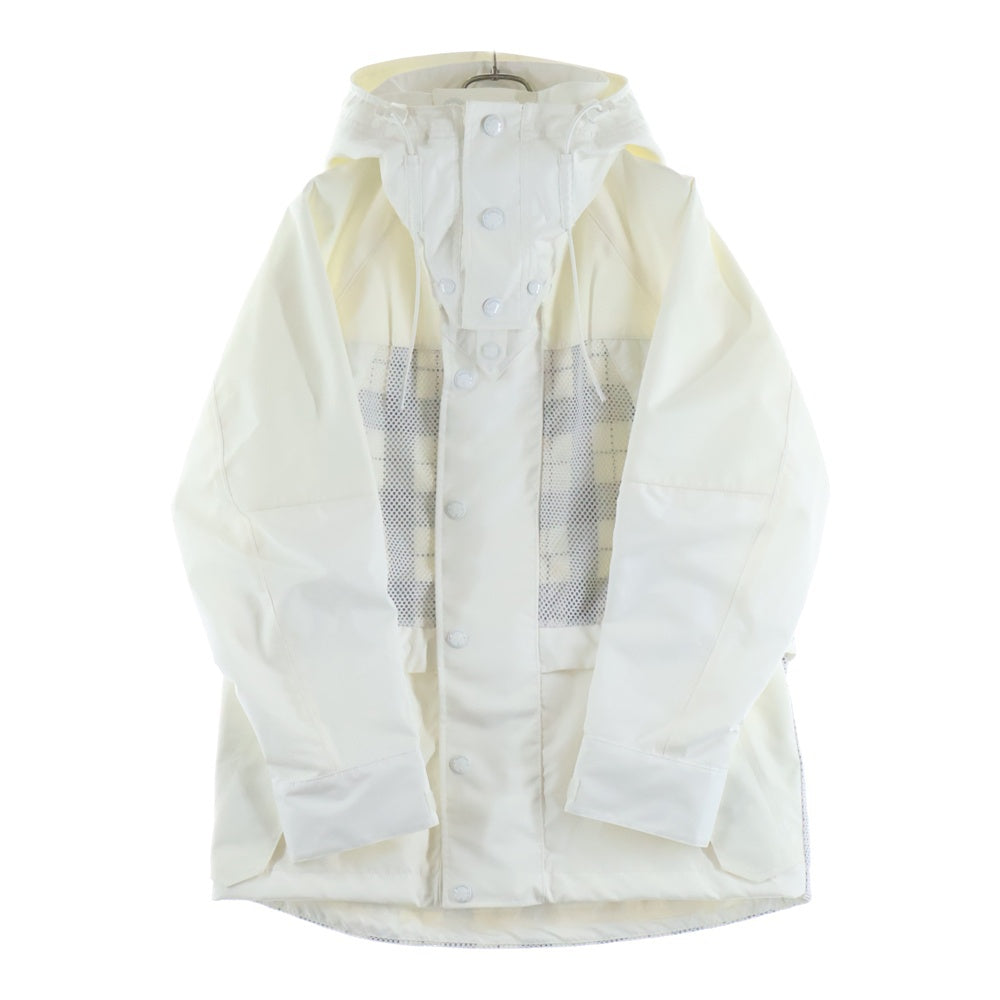 BURBERRY(バーバリー) Pop Trading Company テクニカルパーカー バックプリント メッシュ ナイロン テックコート ホワイト 8061318